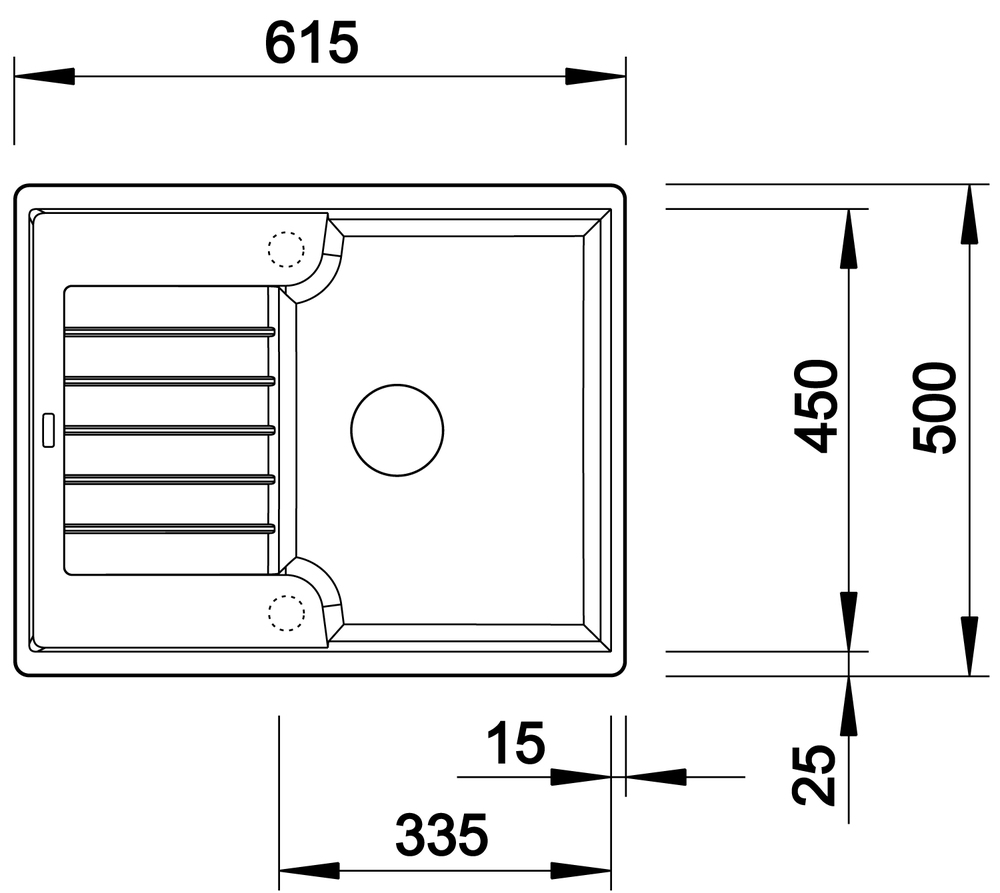 516923 Кухонная мойка Blanco Zia 40 S жасмин  Blanco Zia Жасмин - Вид №6