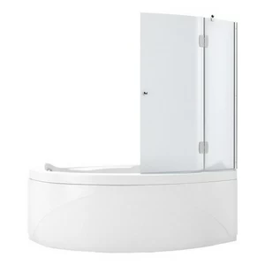 Шторка на ванну Aquanet AQ2 R, матовое стекло