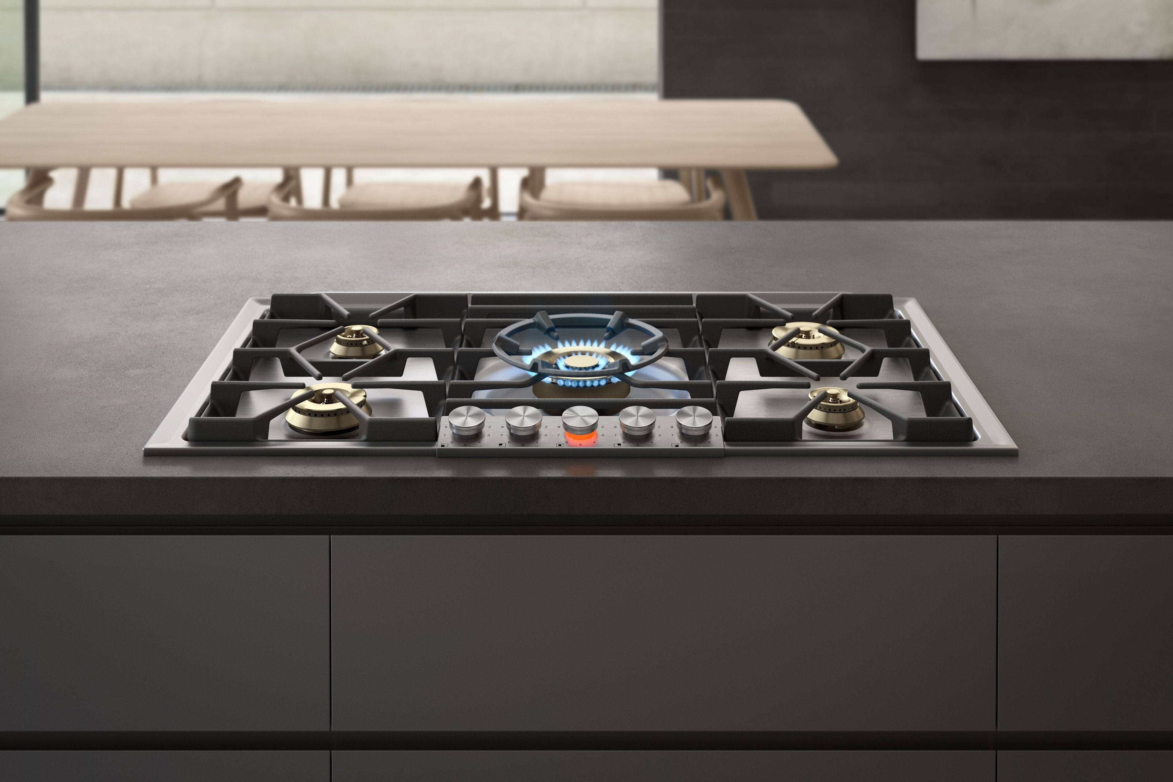 Стальная встраиваемая газовая плита GAGGENAU серия 200 ARCH-00095755 - Вид №1