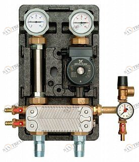 Насосная группа MEIBES UK 1" с насосом Grundfos UPS 25-60, т/о 30 пл ME4581130