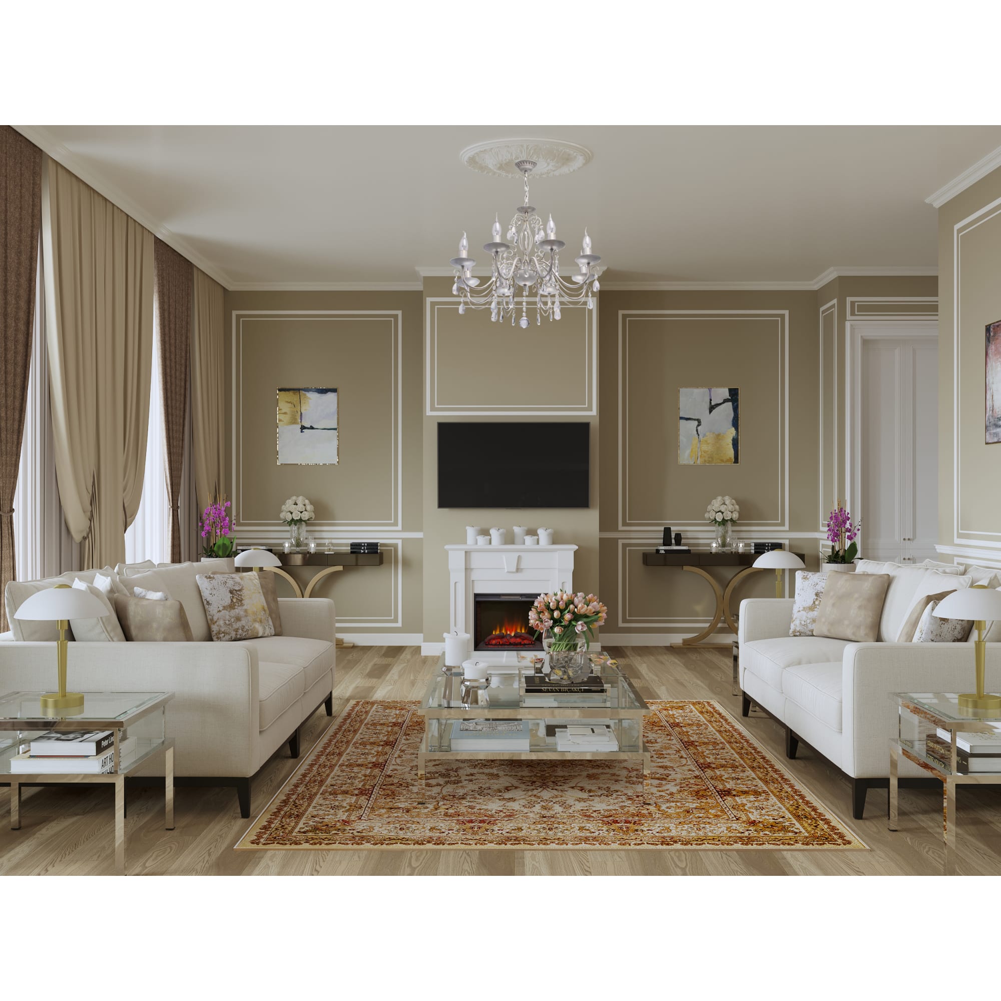 16984411 Молдинг настенный С40/70 200х6.6 см цвет белый Santreyd  - Вид №4