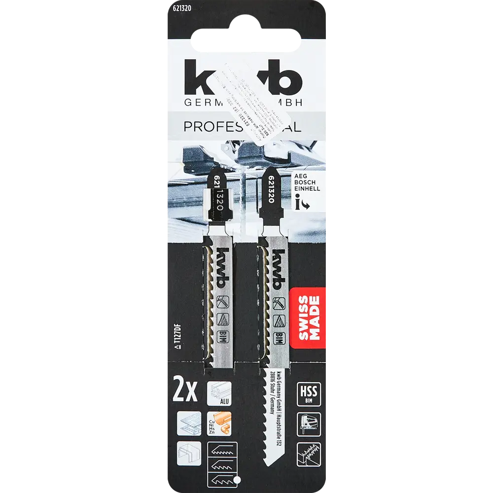 Пилка для лобзика по стали KWB T127DF, 2 шт STLM-2131094 - Вид №4
