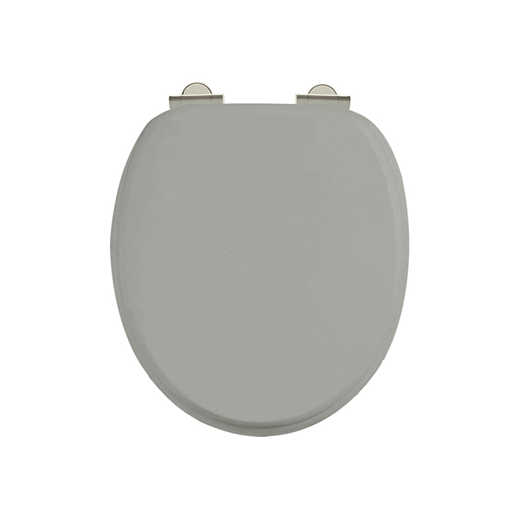 Burlington Сиденье Soft Close Dark Olive с хромированными ручками S44 A51 CHR 