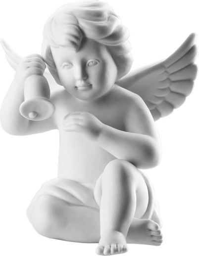 10574235 Rosenthal Фигурка Rosenthal Ангел с колокольчиком 10,5см, фарфор Фарфор 