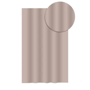 91556770 Шторка для ванной комнаты DELPHINIUM 104266 180x180см цвет коричневый STLM-1507734
