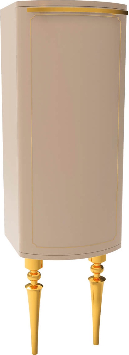 GZ2130.00.PBA Боковой шкаф беж. золото Creavit  - Вид №1