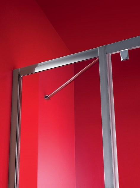 INDA® Душевая кабина стеклянная ниша с распашной дверцей Praia sun-id-1408219 - Вид №1