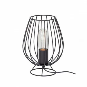 Лампа настольная черная Vitaluce V4296-1/1L VITALUCE КЛЕТКИ 00-3907477 Черный