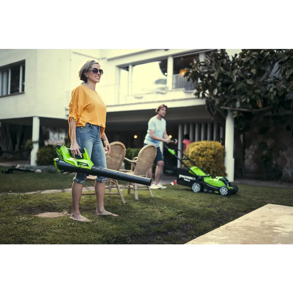 Воздуходувка аккумуляторная Greenworks 2400807 40 В АКБ и ЗУ не в комплекте STLM-2156144 - Вид №6