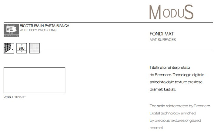 CERAMICHE BRENNERO Белая плитка для стен Modus Damo - Вид №5