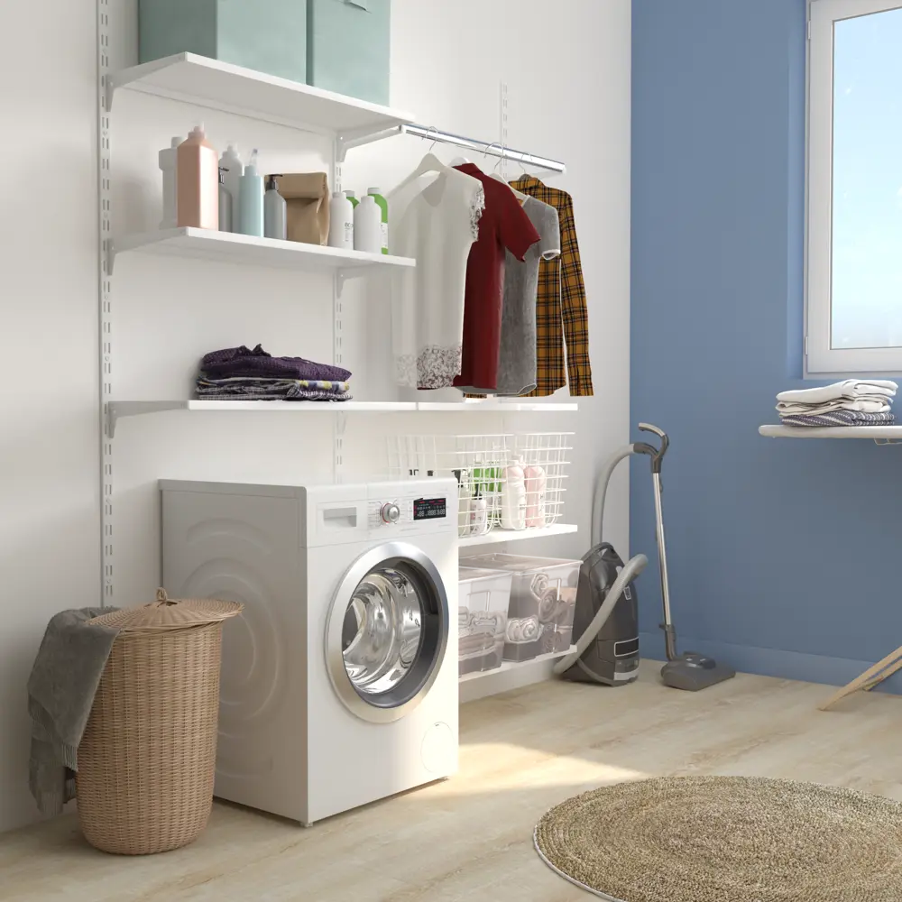 Кронштейн для штанги Spaceo цвет белый STLM-2130241 - Вид №20