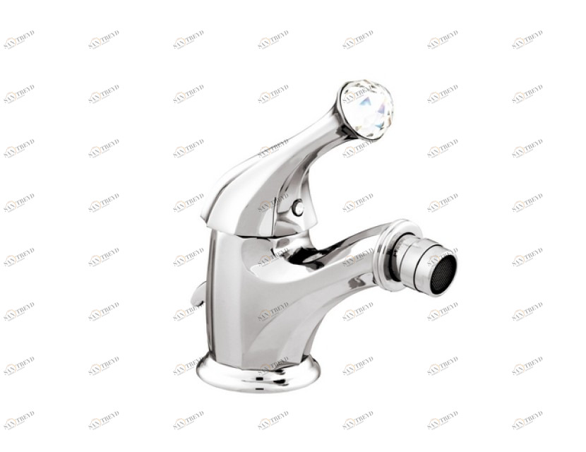 038123.000.50 Биде-монолевер с кристаллами сваровски Яркий хром Mestre Indica