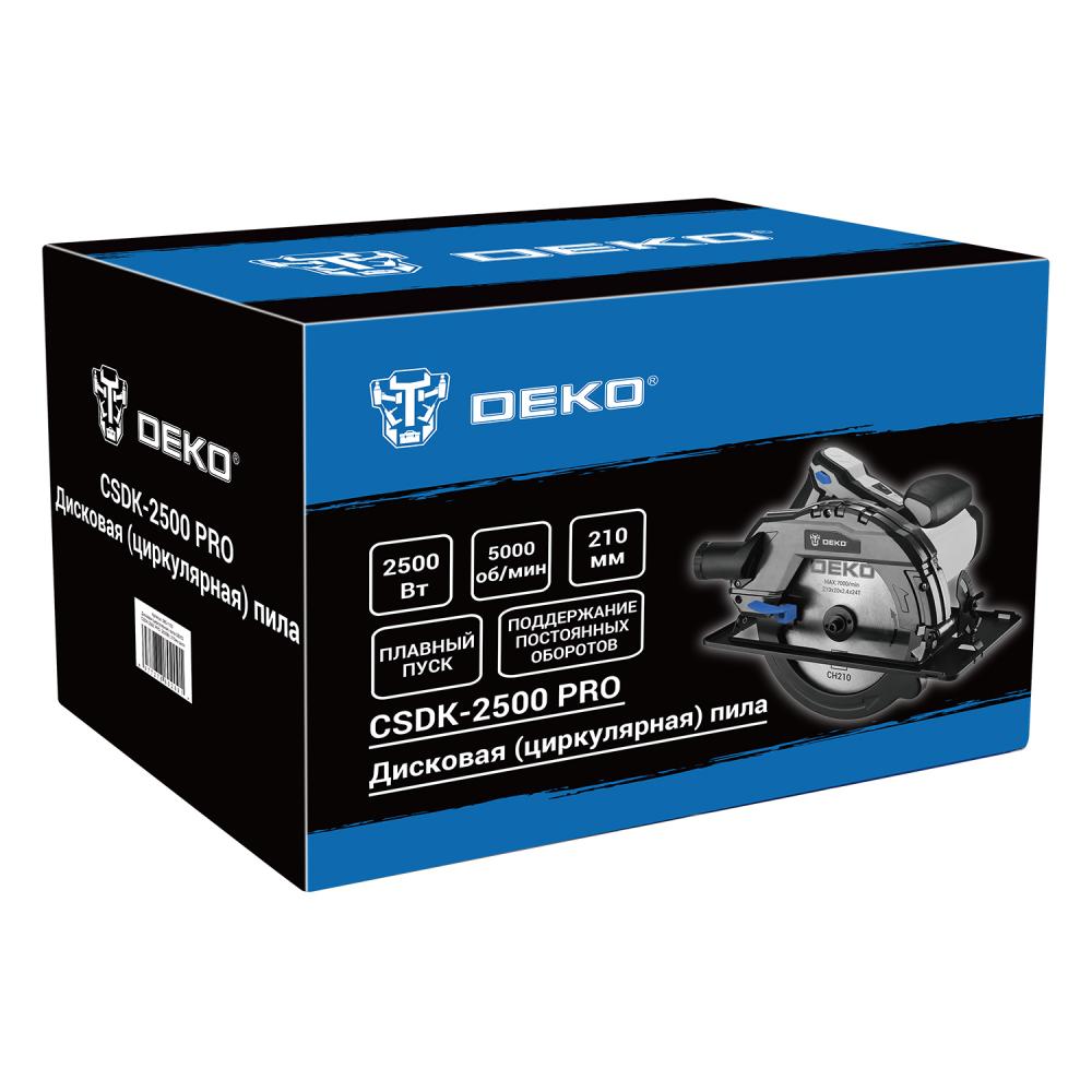 Пила дисковая DEKO CSDK-2500 PRO 5601885 STDN-0103490 - Вид №4