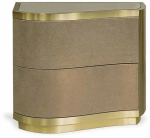 KOKET Прикроватная тумбочка округлая с ящиками Poem