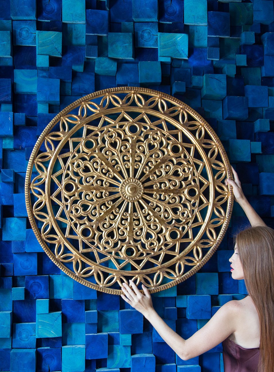 Панно декоративное золото TREASURE IN SHAPE TREASURE 00-3860087 Золото  - Вид №2