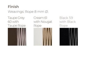 Веревочный садовый стул со встроенной подушкой POINT Weave ARCH-00100990 - Вид №3