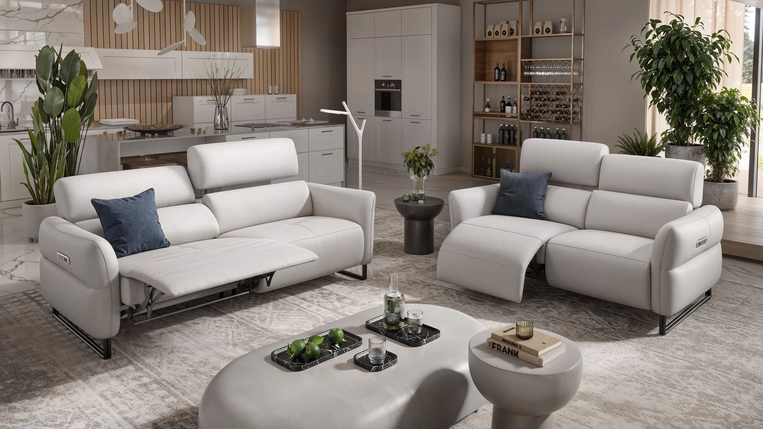 3-местный кожаный диван Sofanella Luna ARCH-00152262 - Вид №5