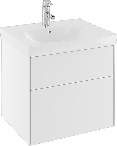 47440 IFO Sense тумба под умывальник с двумя ящиками, W = 900 мм, W1 = 922 мм, белый