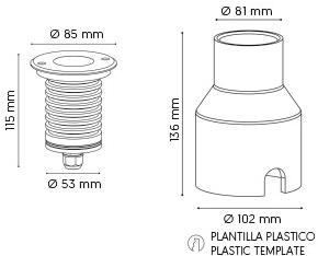 ONOK Lighting Напольный светодиодный лестничный светильник Topo sun-id-1430709 - Вид №1