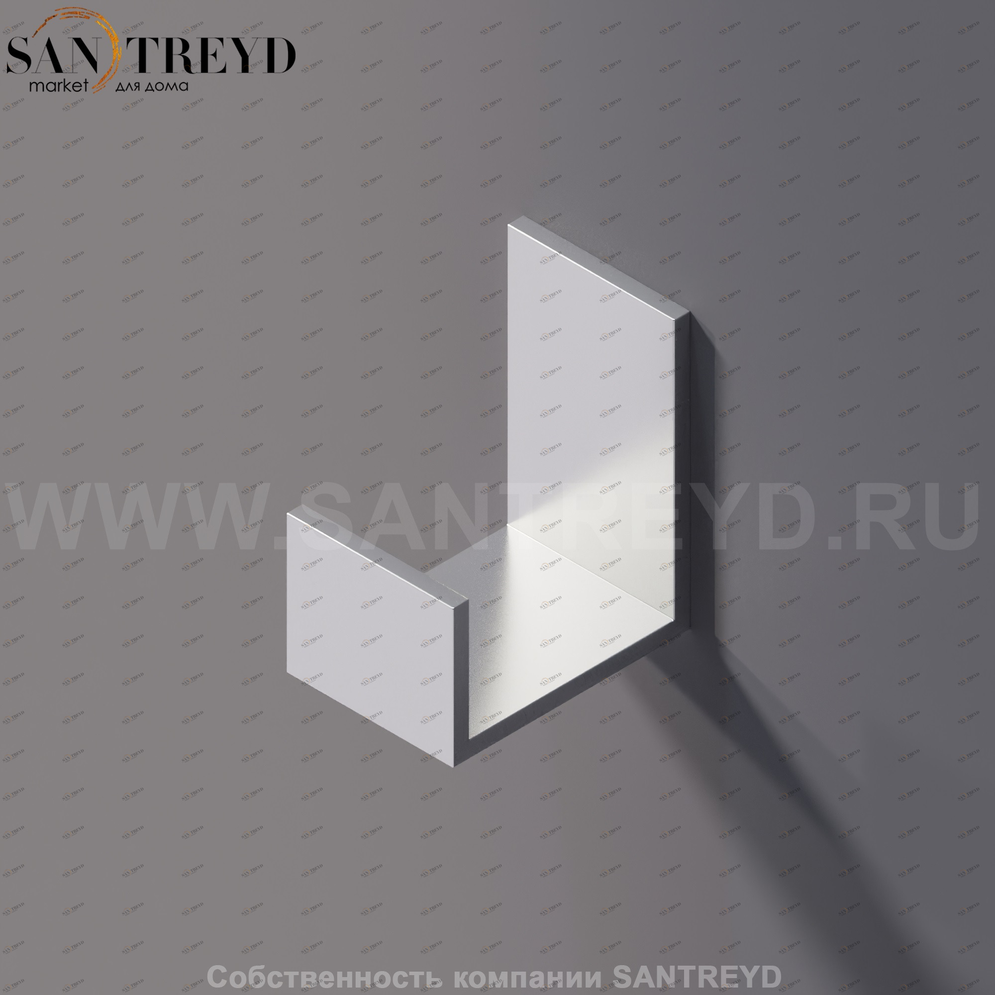 Agape 369 Крючок для одежды хромированный сатин A369223SP