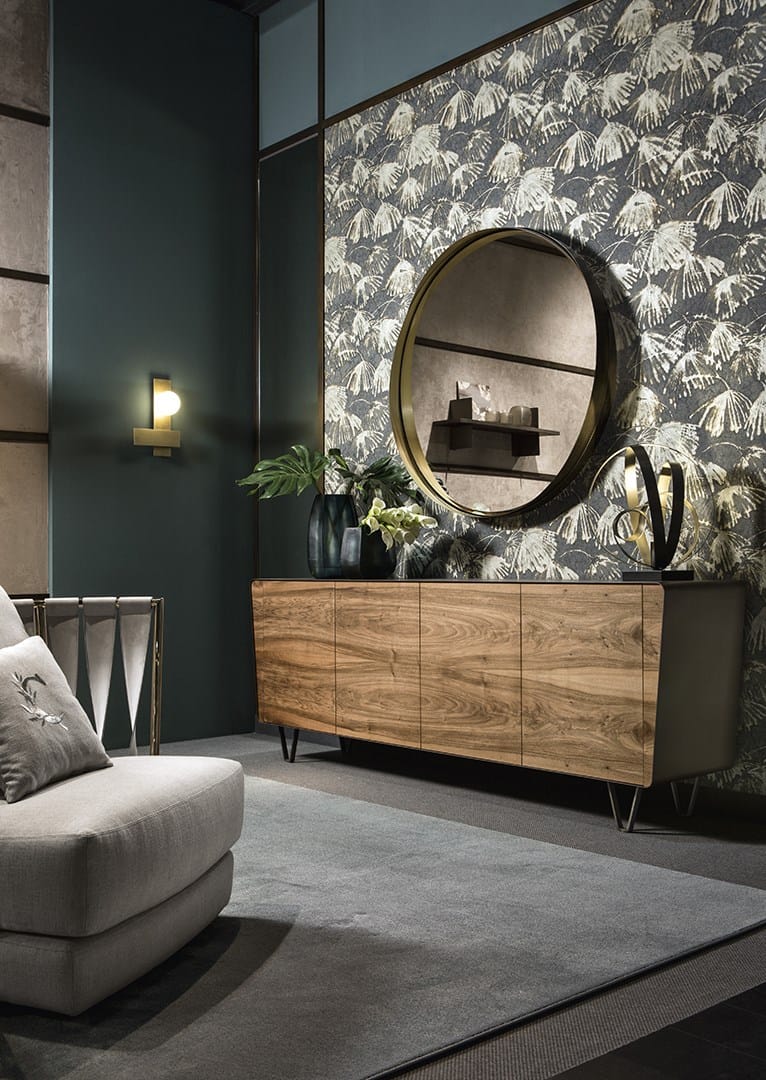 Настенное круглое зеркало с рамкой Cantori Роден ARCH-00084352 - Вид №4