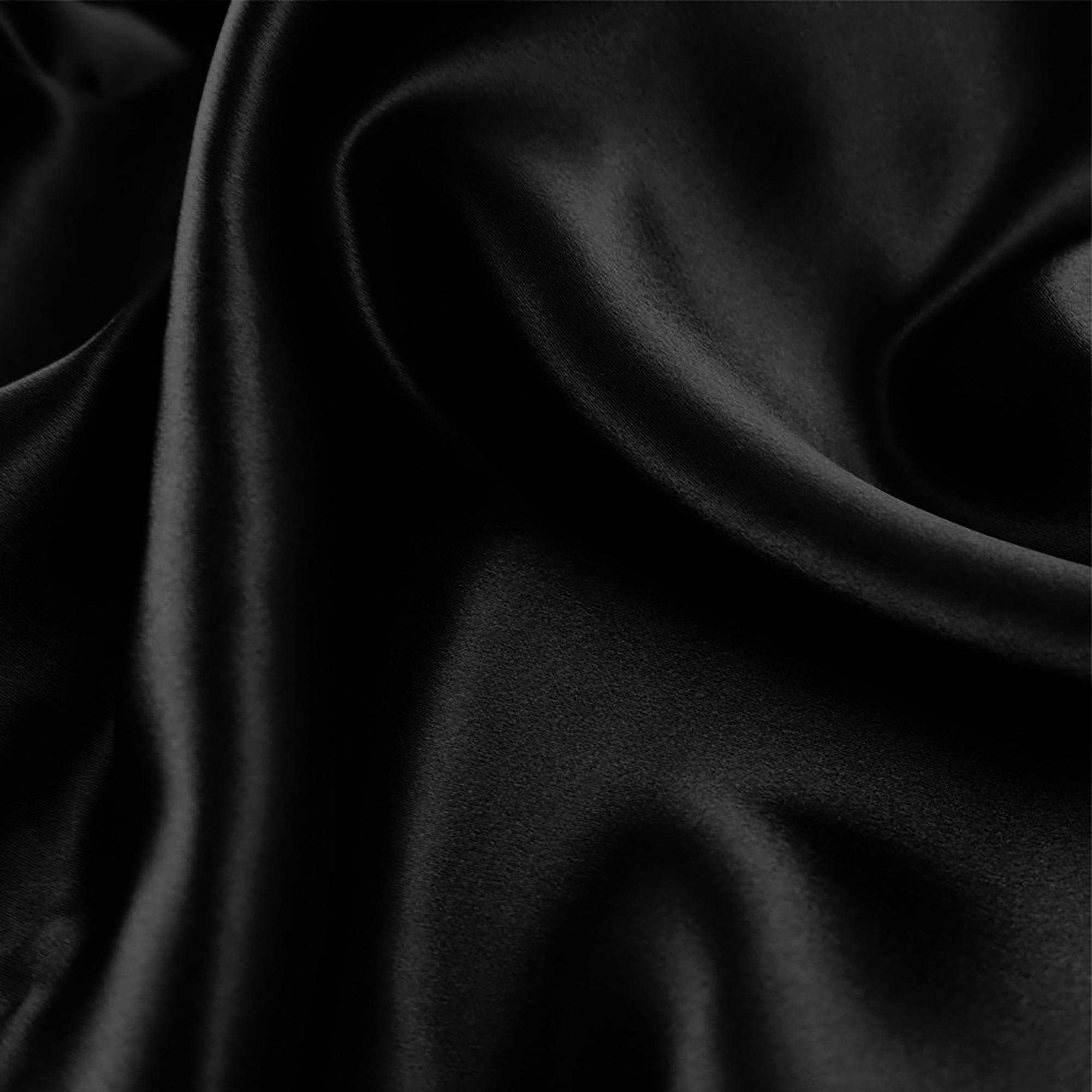 Наволочка princess57black, 70x50 см, шелк, 1шт, цвет черный SILK MANUFACTURE 90520674 - Вид №1