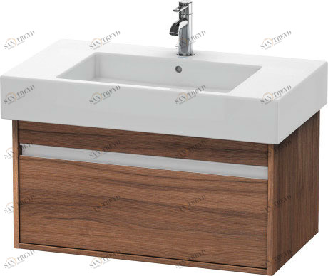 KT669007979 Ketho Тумбочка подвесная Орех натуральный, декор Duravit