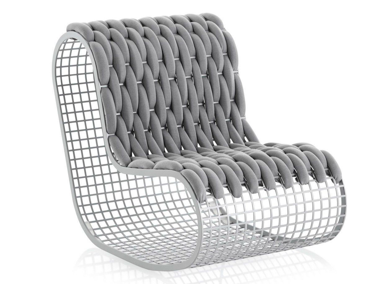 Кресло-качалка из алюминия и веревки GANDIABLASCO Buit ARCH-00107204