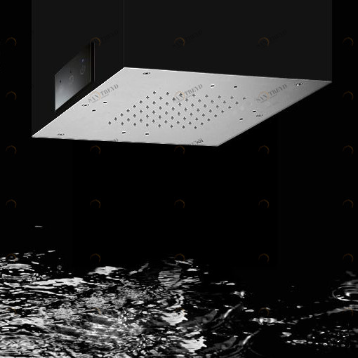 Тропический душ 430x430 PIASQUA430T_IXS Geda Nextage Shower Plates с хромотерапией Душевая головка Shower Plates PIASQUA430TIXS