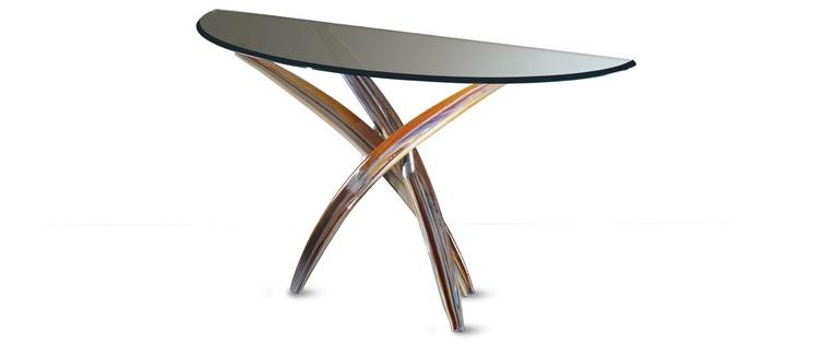 Reflex Консоль из стекла полумесяца Fili d'erba sun-id-1396876 - Вид №1