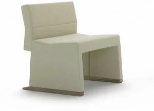 Billiani Кресло с салазками, обитое кожей Inka wood