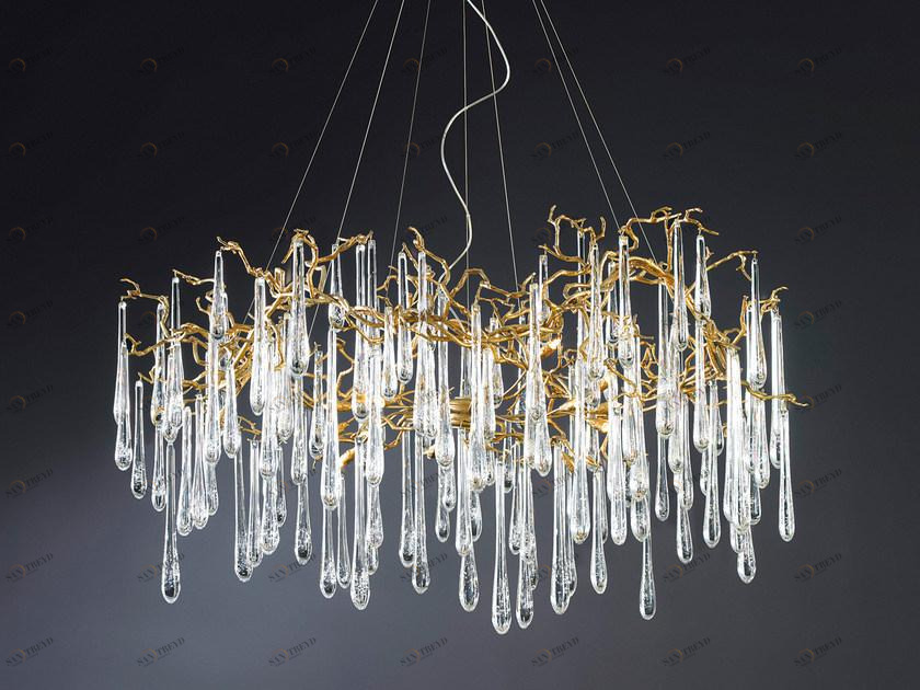 Serip Подвесной светильник из бронзы ручной работы Aqua Ct3258/15