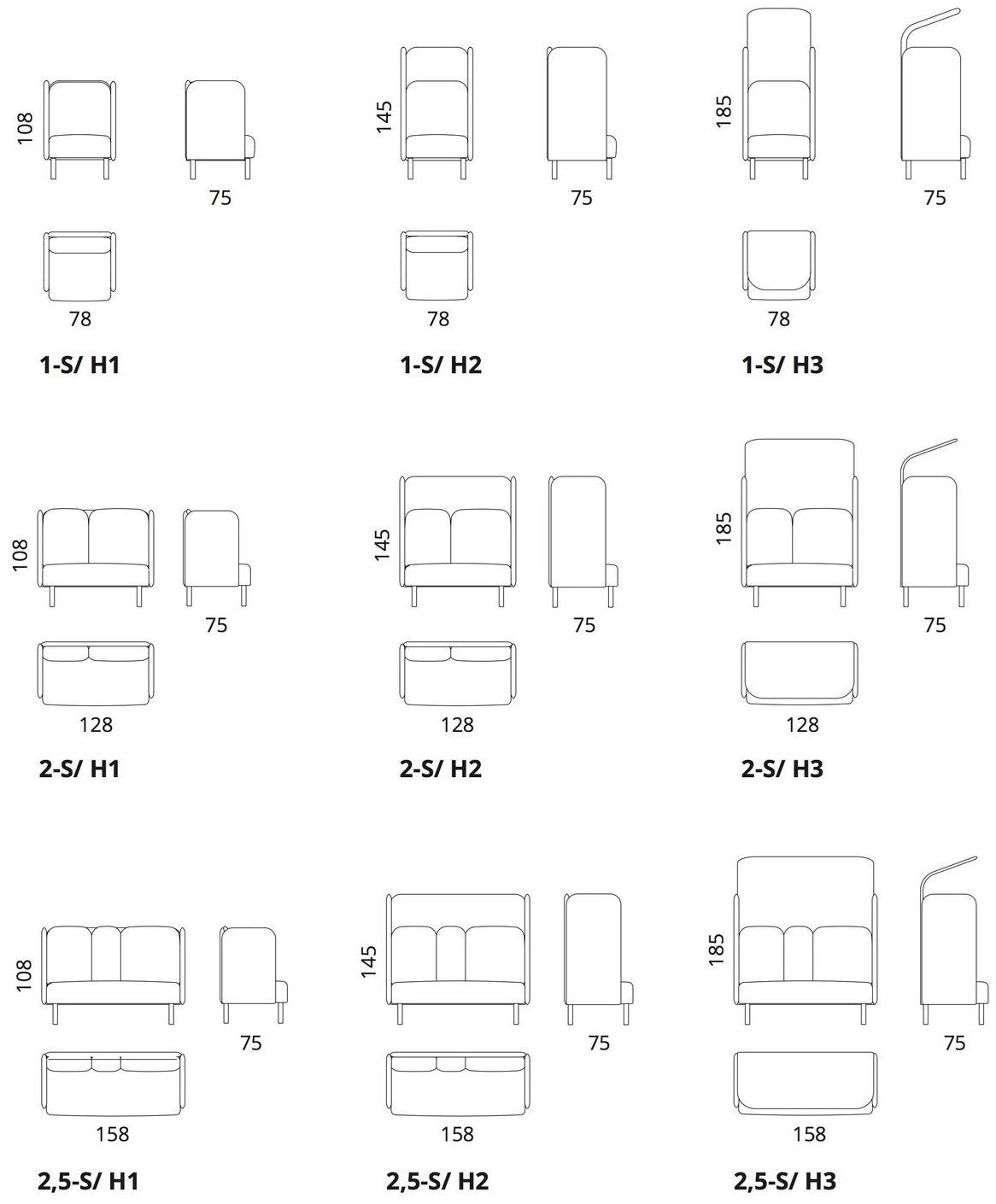 SOFTREND Кресло / офисный остров из ткани August sun-id-1455935 - Вид №6