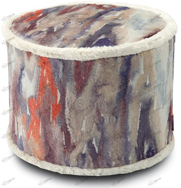 MissoniHome Пуф Cylinder из набивного меха Terre sun-id-1426621