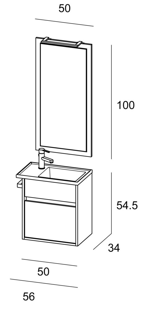 Duetto – 16 Mastella  Duetto  Комплект мебели для ванной - Вид №4