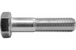 19825198 Болт DIN 931, 1/4"х6" UNF дюймовая, пр. 8.8, Б/П, 100 шт. 67822 Reyher