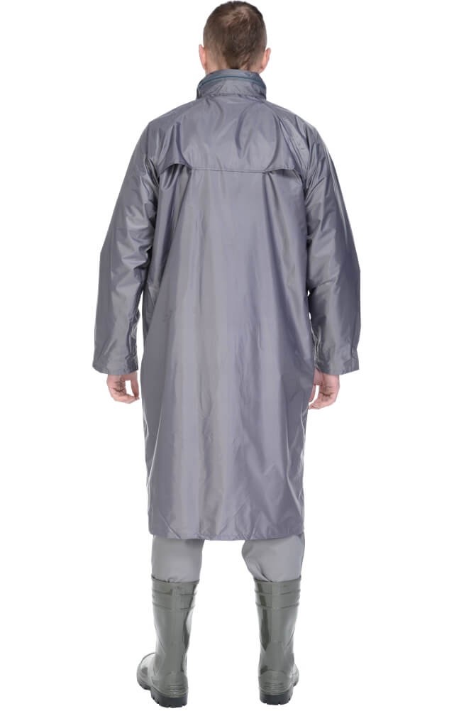 5041806 Плащ Альбатрос влагозащитный ЛАЙТ М серый  Непромокаемая спецодежда  размер XXXXL  - Вид №7