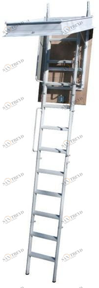 LUXIN Выдвижная лестница из стали Starlux sun-id-1370394