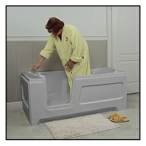 Ванна с дверцей Akcjum Relax 170-80-LH-SE лежачая левосторонняя серая