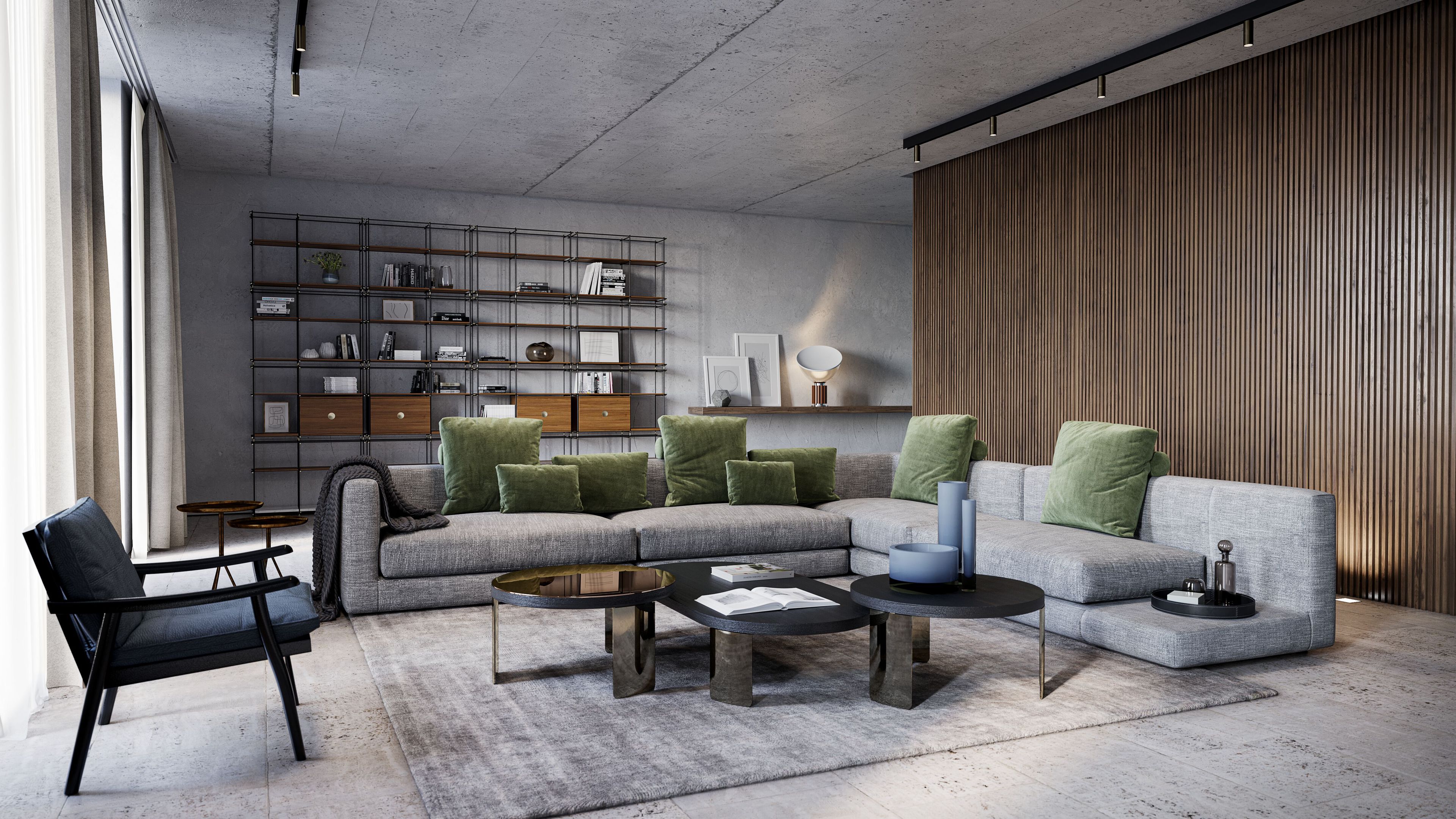 Секционный диван из кожи или ткани Vibieffe 845 EVO ARCH-00055152 - Вид №7