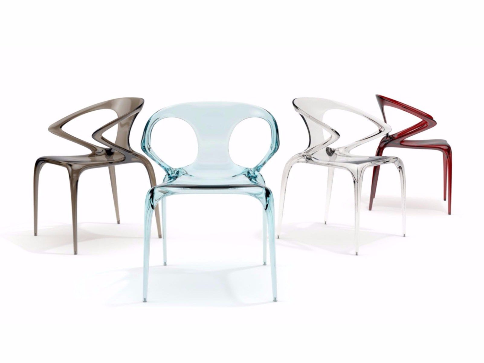 Штабелируемый стул с подлокотниками ROCHE BOBOIS Les Contemporains ARCH-00105526