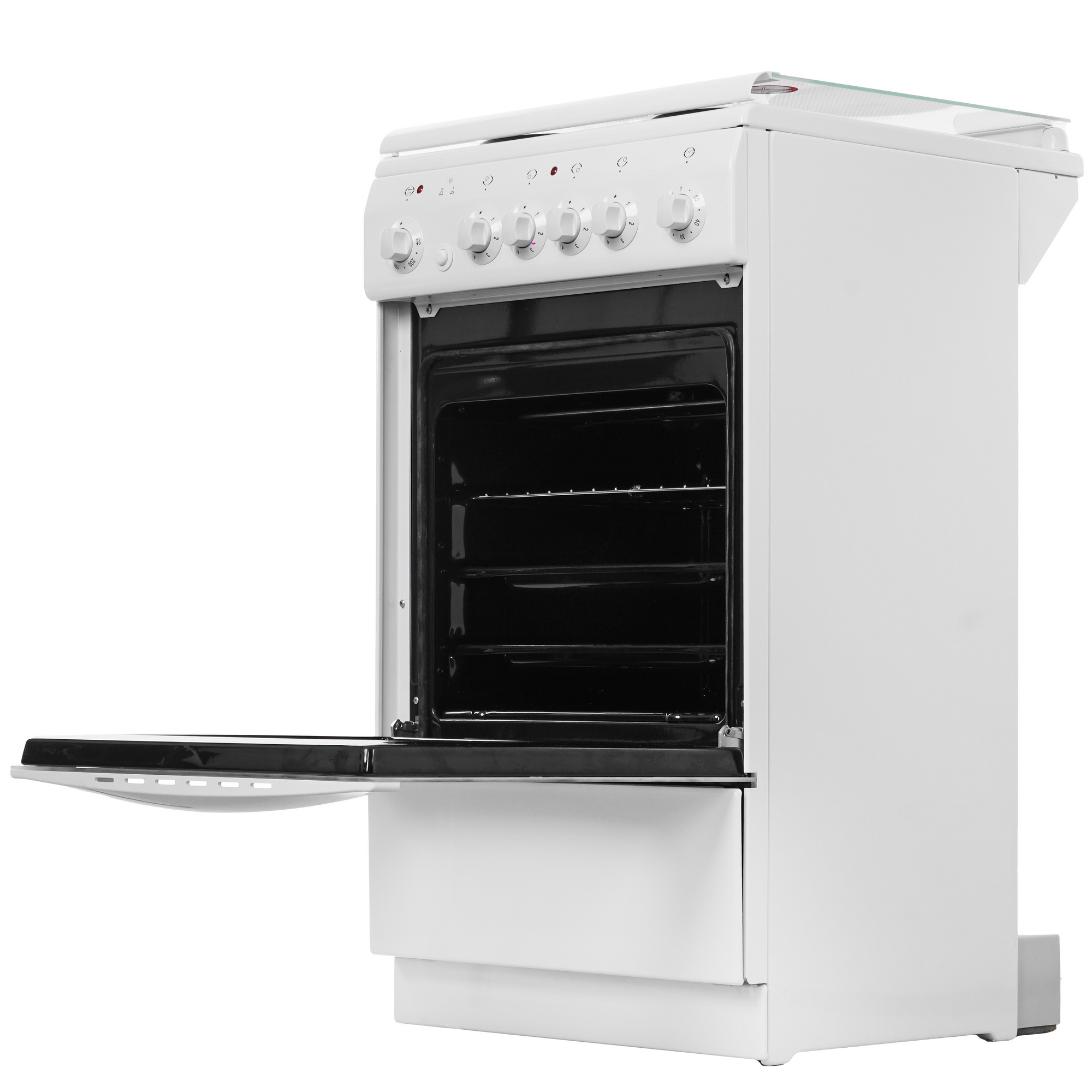 1185567 Электрическая плита De Luxe 5004.10Э (кр) белый STDN-0025299 - Вид №4