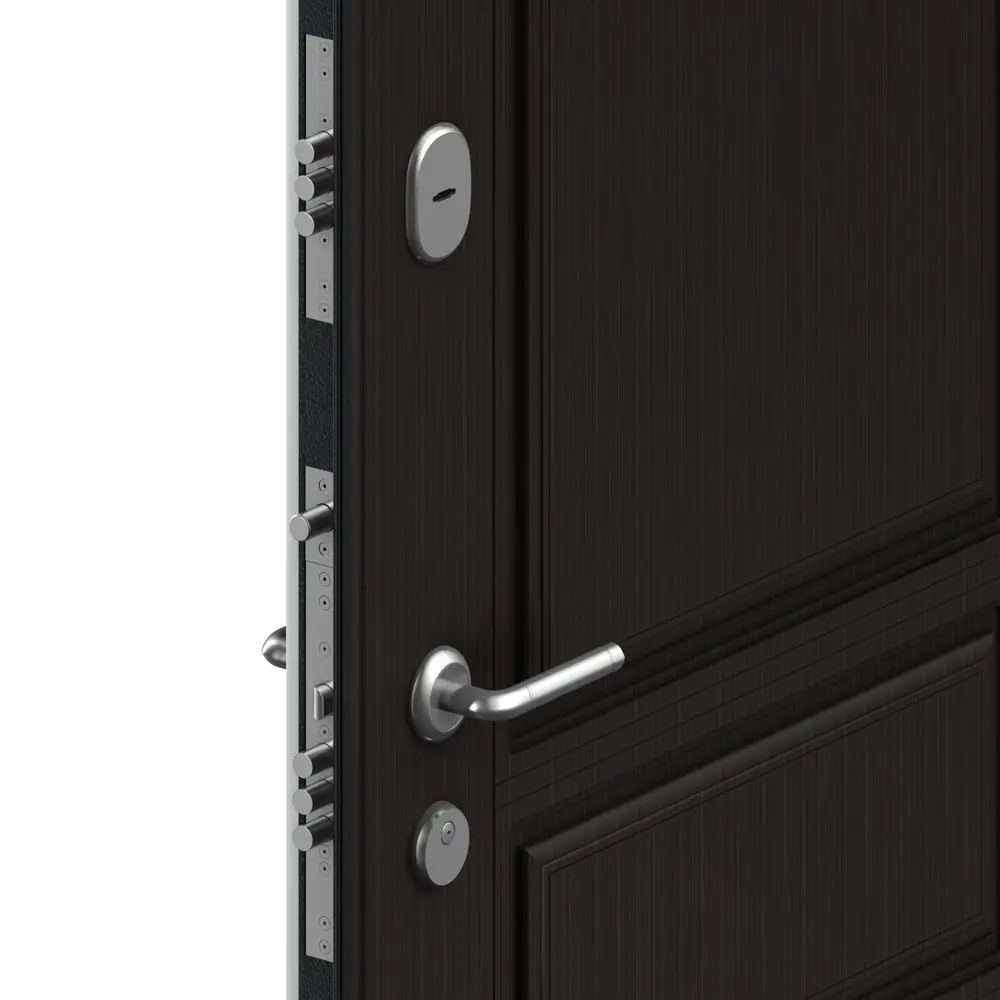 Дверь входная металлическая Премиум New 98x205 см правая венге с зеркалом DOORHAN STLM-2113550 - Вид №3