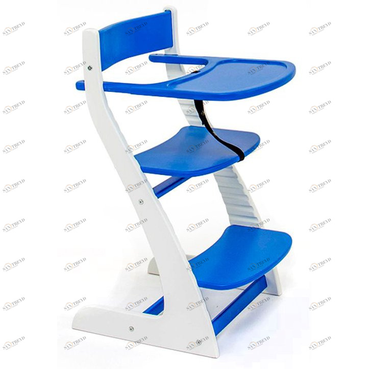 Детский растущий регулируемый стул "Усура" бело-синий БЕЛЬМАРКО  326885 Белый;синий Santreyd 
