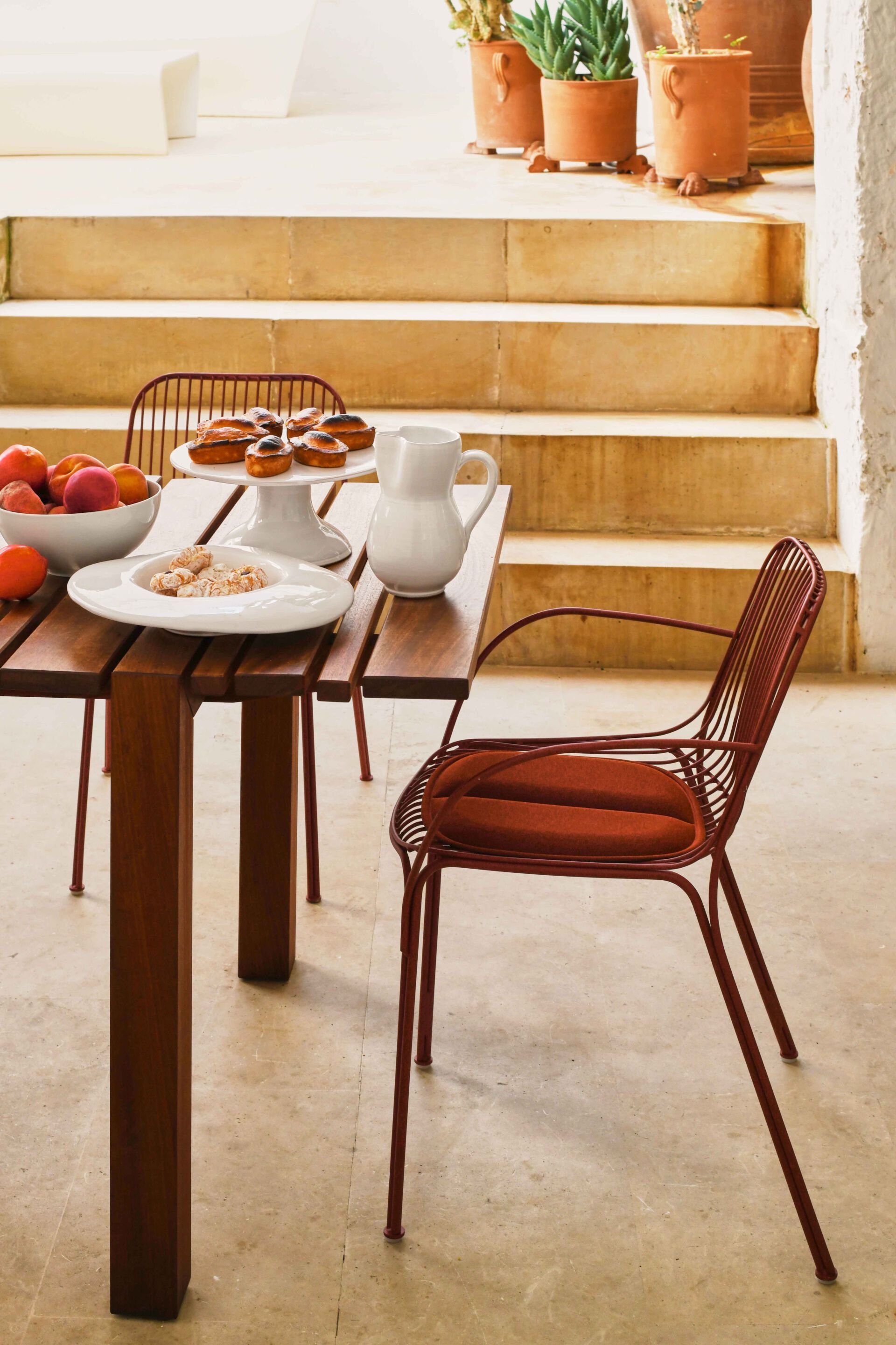 Стул для сада из оцинкованной стали с подлокотниками Kartell Hiray ARCH-00064814 - Вид №11