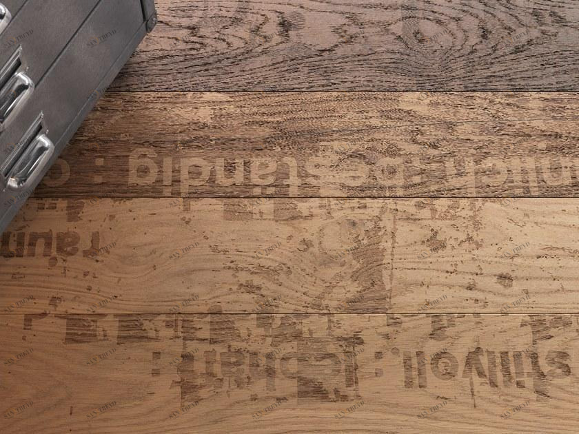 mafi Деревянный пол / покрытие стен Carving C001 bkw