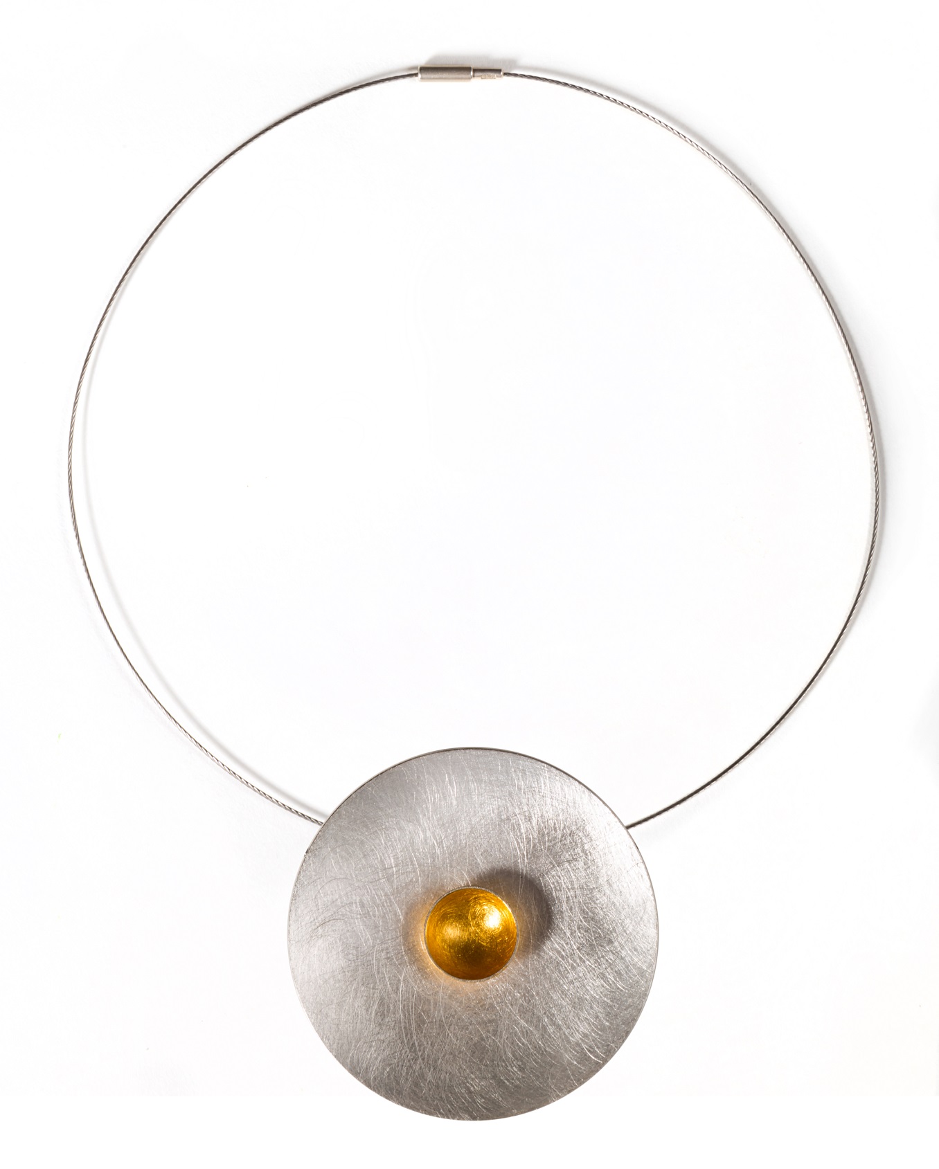 ZA127 Колье, серебро, позолота ZAREMSKI Santreyd 