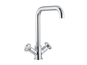 Смеситель для кухни из хромированной латуни