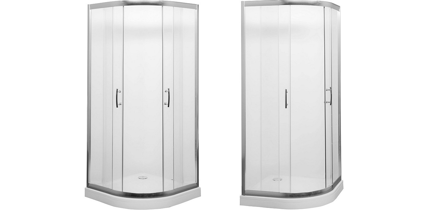 Душевой уголок Aquanet Alfa 90x90-12, прозрачное стекло 168415 - Вид №2