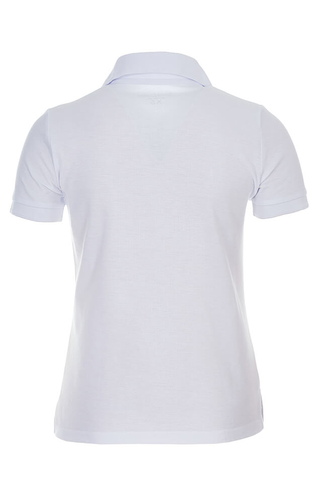 62160 Тенниска-поло женская белая LUXE  Одежда для салонов красоты  размер XL  - Вид №3